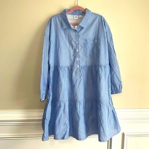 NWT Gap shirt dress, tiered. Girls size 12/XL